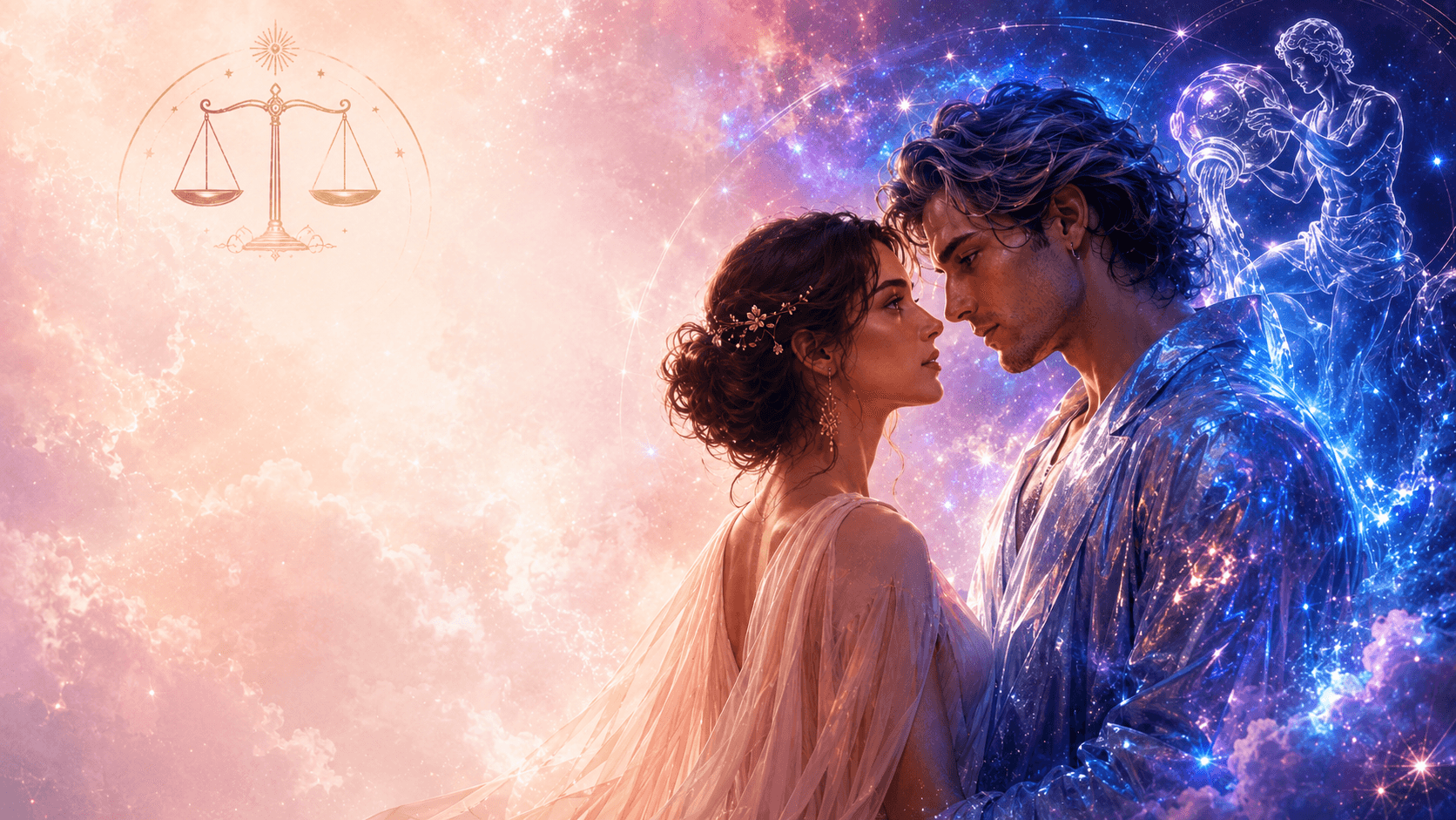 Compatibilidad Amorosa entre la Mujer Libra y el Hombre Acuario: Un Amor Libre Donde la Mente se Acerca al Corazón