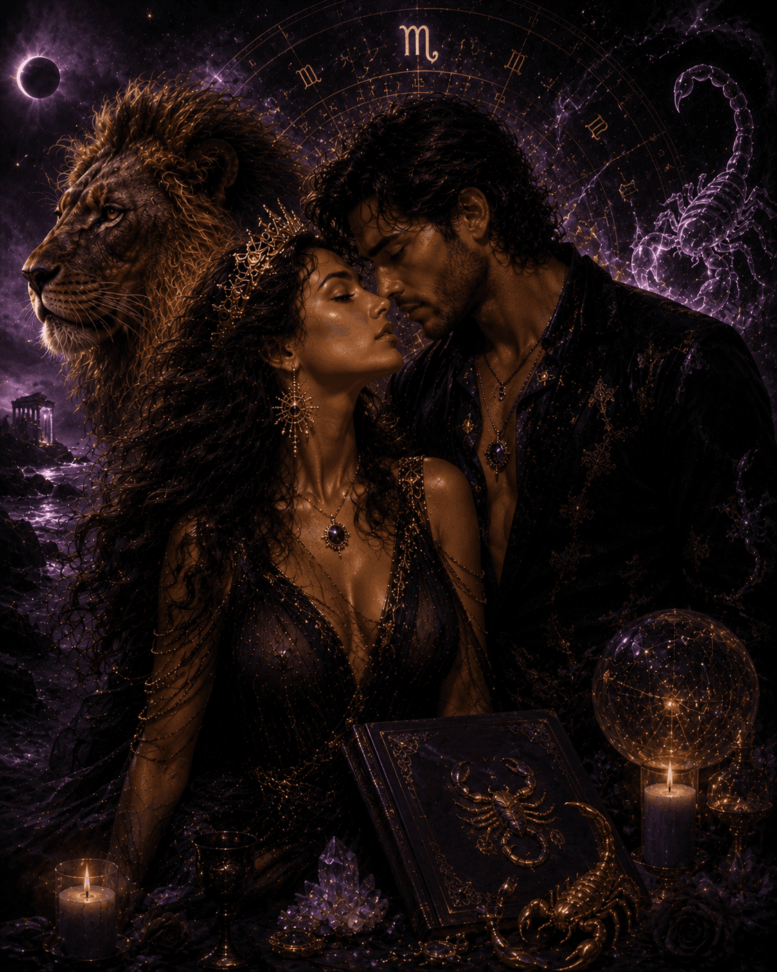 Leo Woman and Scorpio Man Love Compatibility: A Deep Attraction Where Fire Is Tested by Shadow