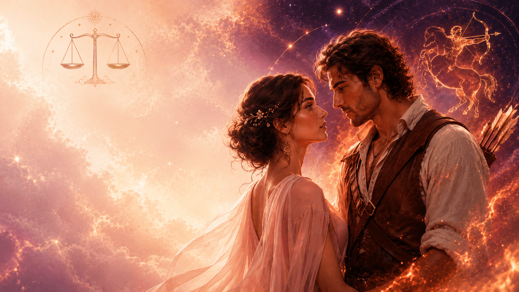 Libra Woman and Sagittarius Man Love Compatibility: A Heart-Touching Journey of Freedom and Grace
