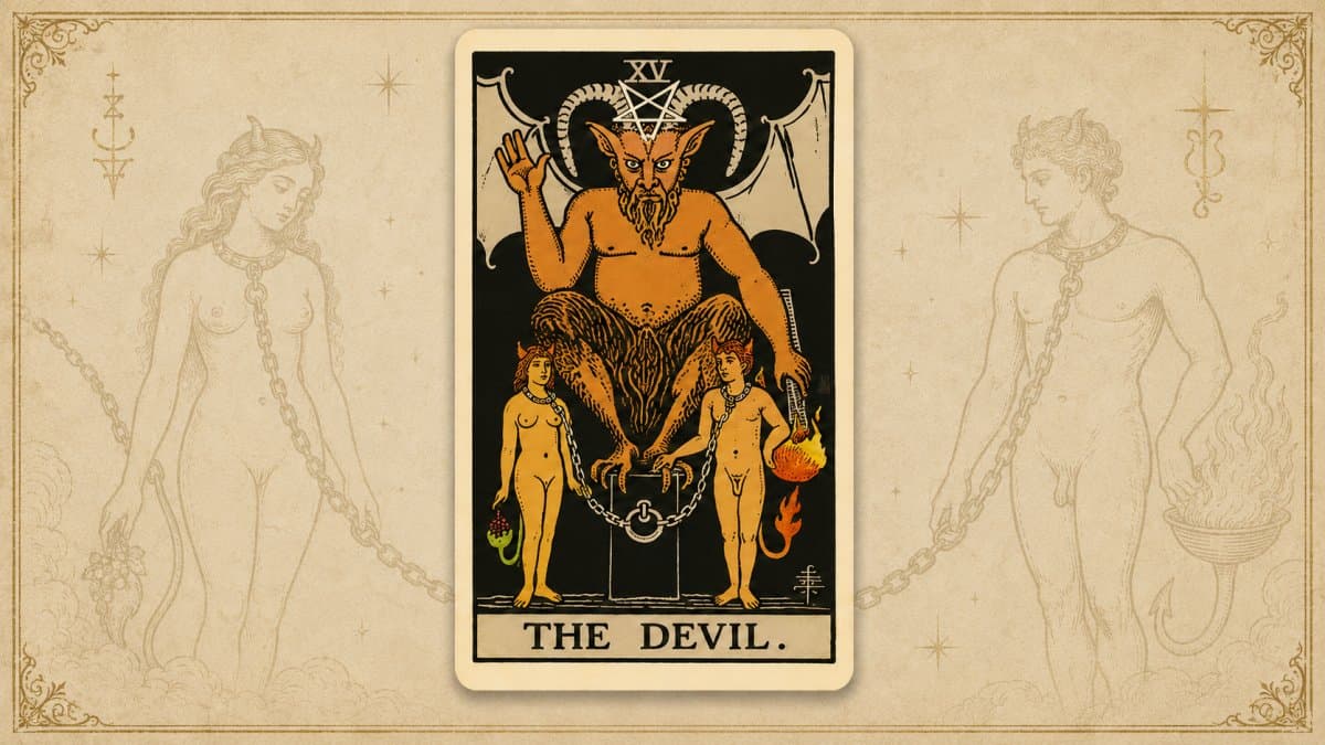 Die Bedeutung der Tarotkarte Der Teufel: Abhängigkeiten, Schatten und Befreiung