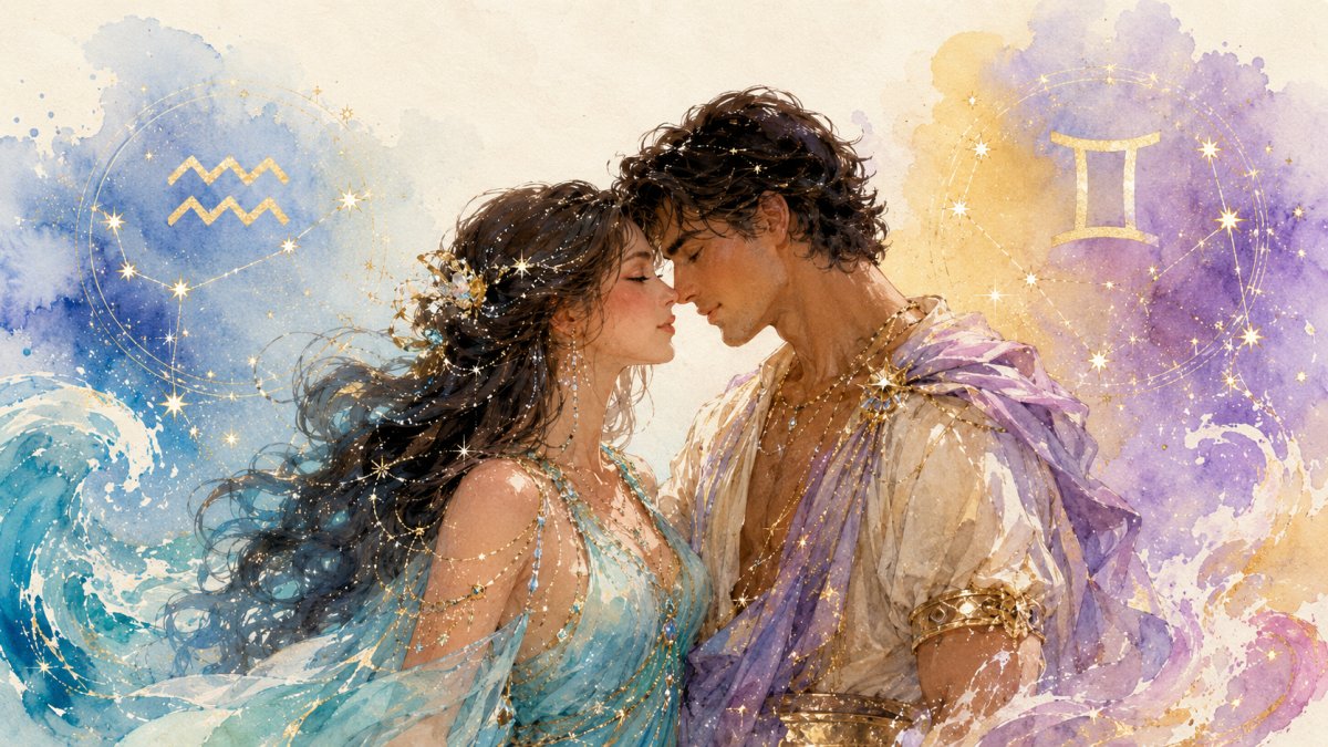 Aquarius Woman Gemini Man Love Compatibility: When Mental Attraction Meets a Free Heart