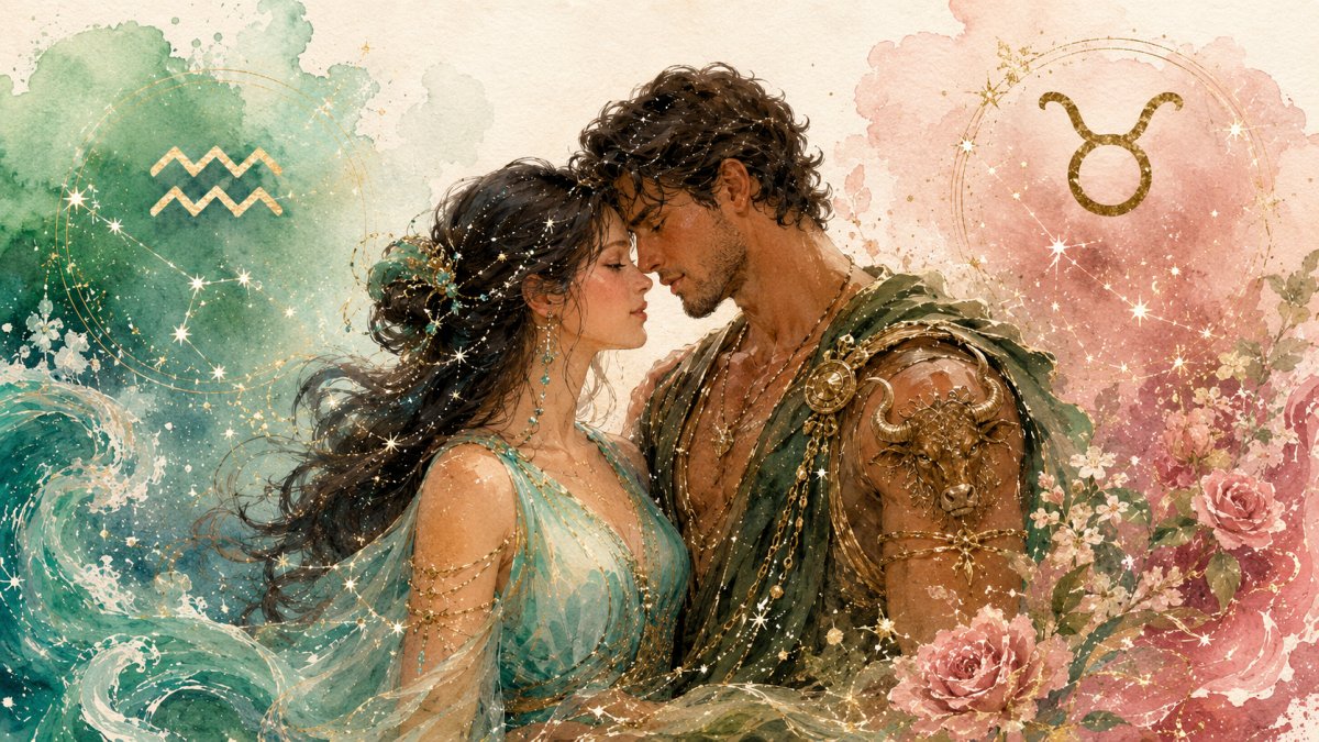 Aquarius Woman Taurus Man Love Compatibility: The Negotiation Between a Free Mind and a Steady Heart