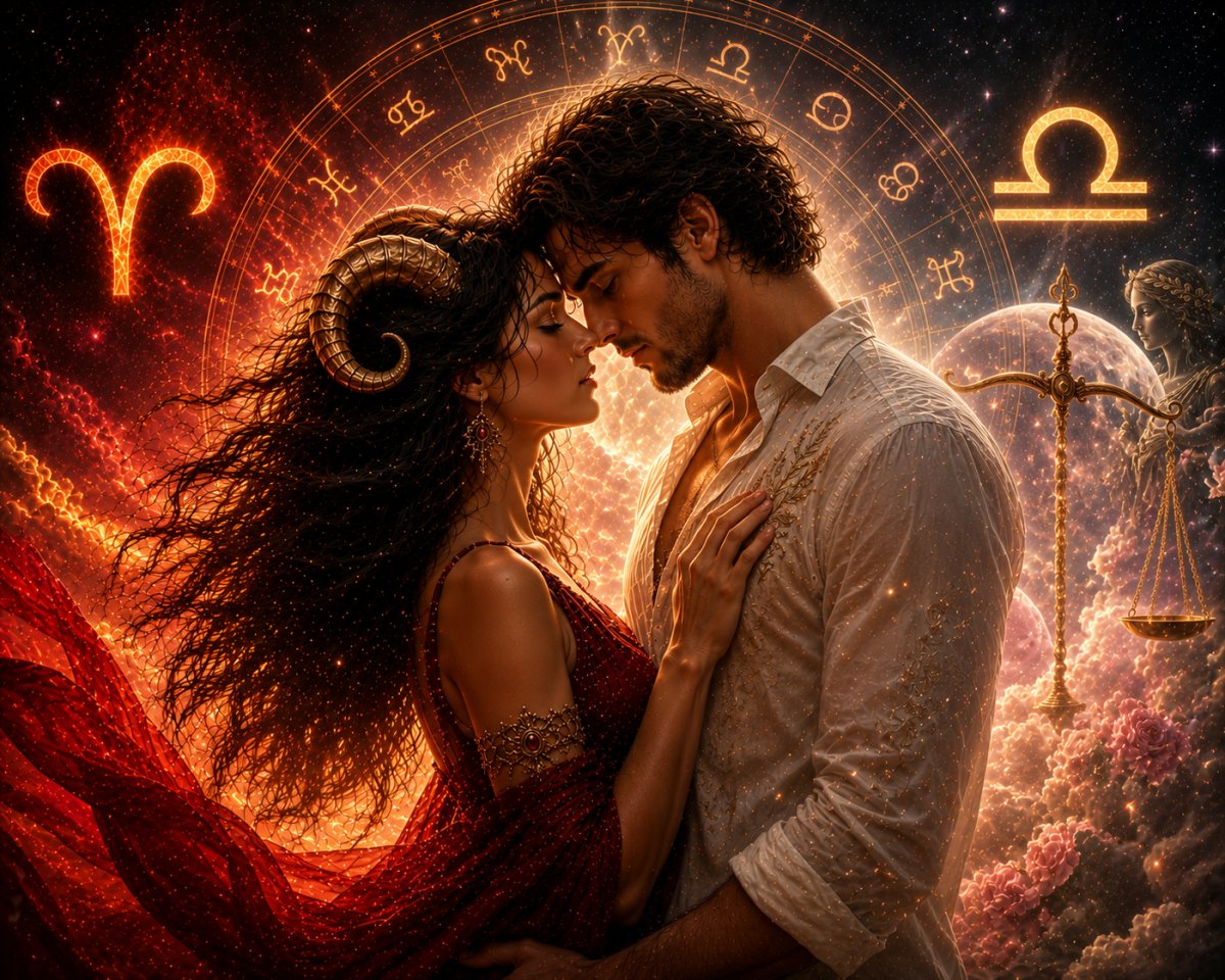 Love Compatibility Between an Aries Woman and a Libra Man: A Fascinating Love Where Opposite Energies Complete Each Other