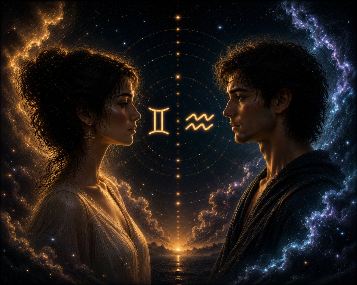 Gemini Woman and Aquarius Man Love Compatibility: The Story of Two Minds Who Understand Each Other in Ways No One Else Can