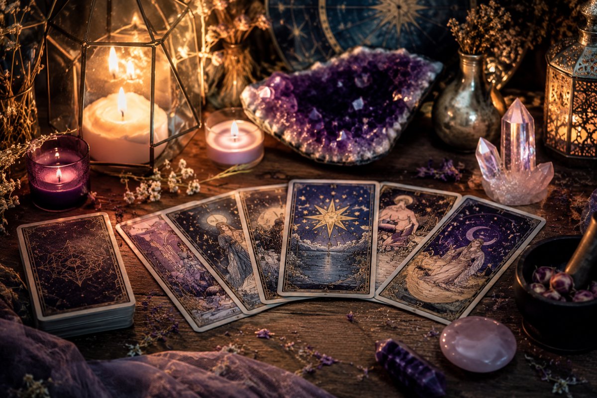 How Is a Tarot Spread Interpreted in Relationship Questions?