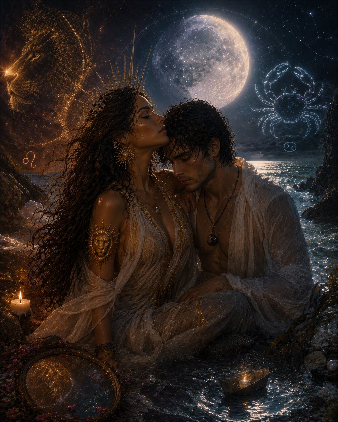 Leo Woman and Cancer Man Love Compatibility: A Proud Heart Approaching a Quiet Refuge