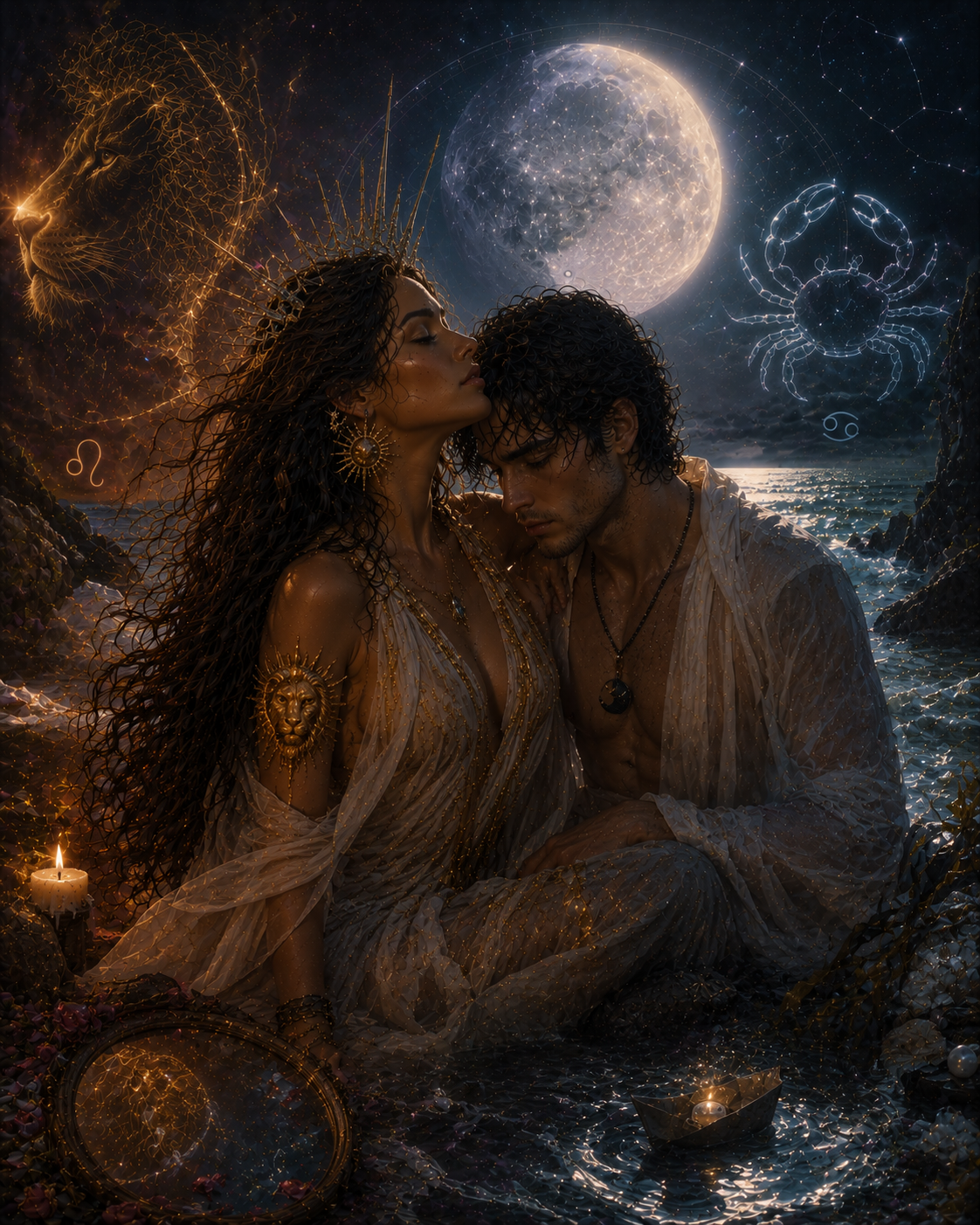Leo Woman and Cancer Man Love Compatibility: A Proud Heart Approaching a Quiet Refuge