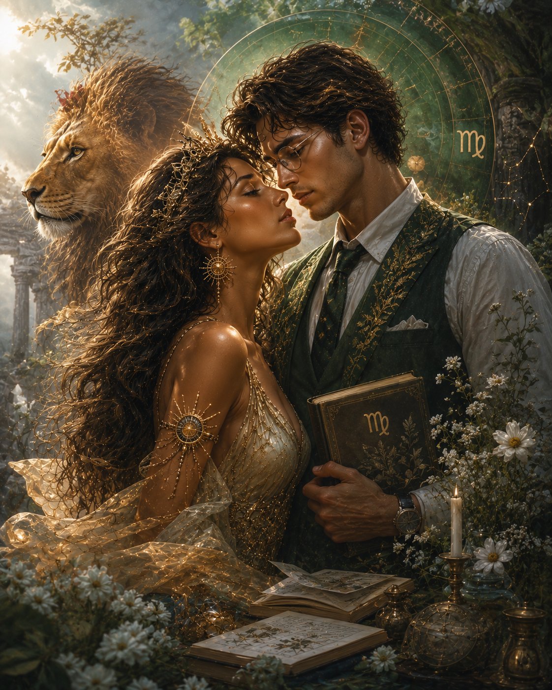 Leo Woman Virgo Man Love Compatibility: A Bright Heart Tested by a Meticulous Love