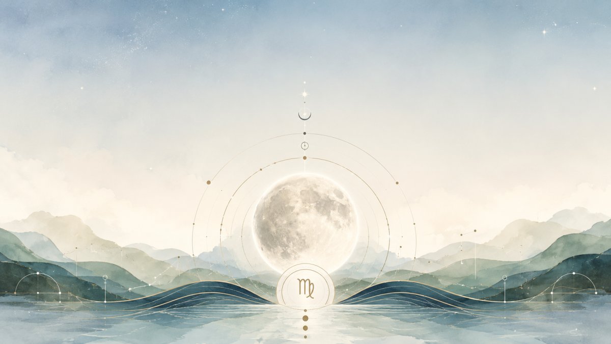 La Luna Entra en Virgo: Momento de Poner la Vida en Orden y Recuperar tu Poder para los 12 Signos