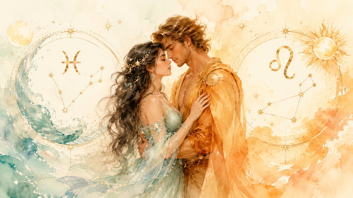 Pisces Woman Leo Man Love Compatibility: A Relationship Where Light Touches a Sensitive Heart