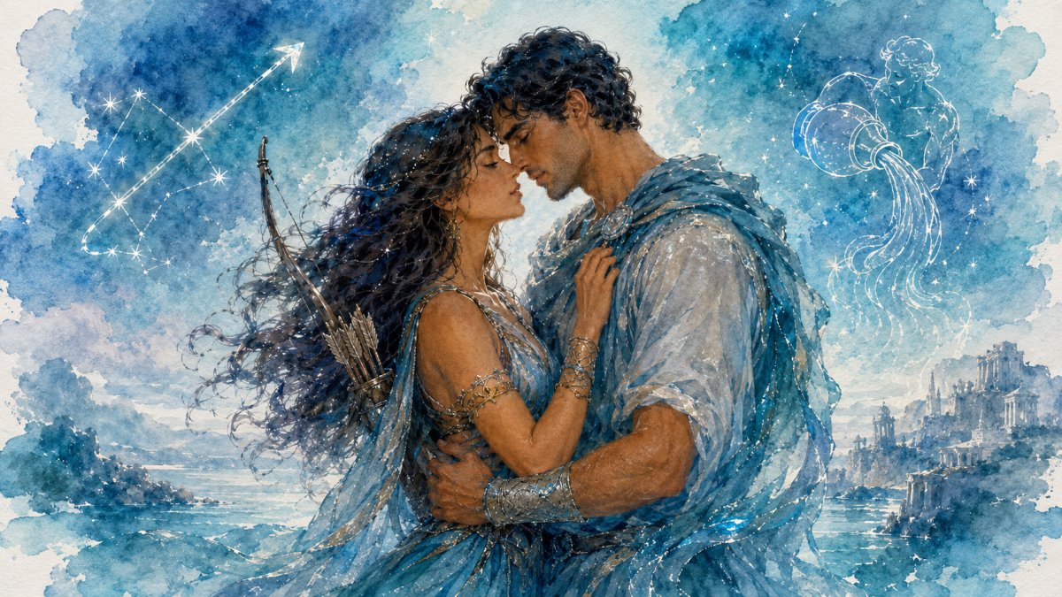 Sagittarius Woman Aquarius Man Love Compatibility: When Freedom Meets Intellectual Attraction
