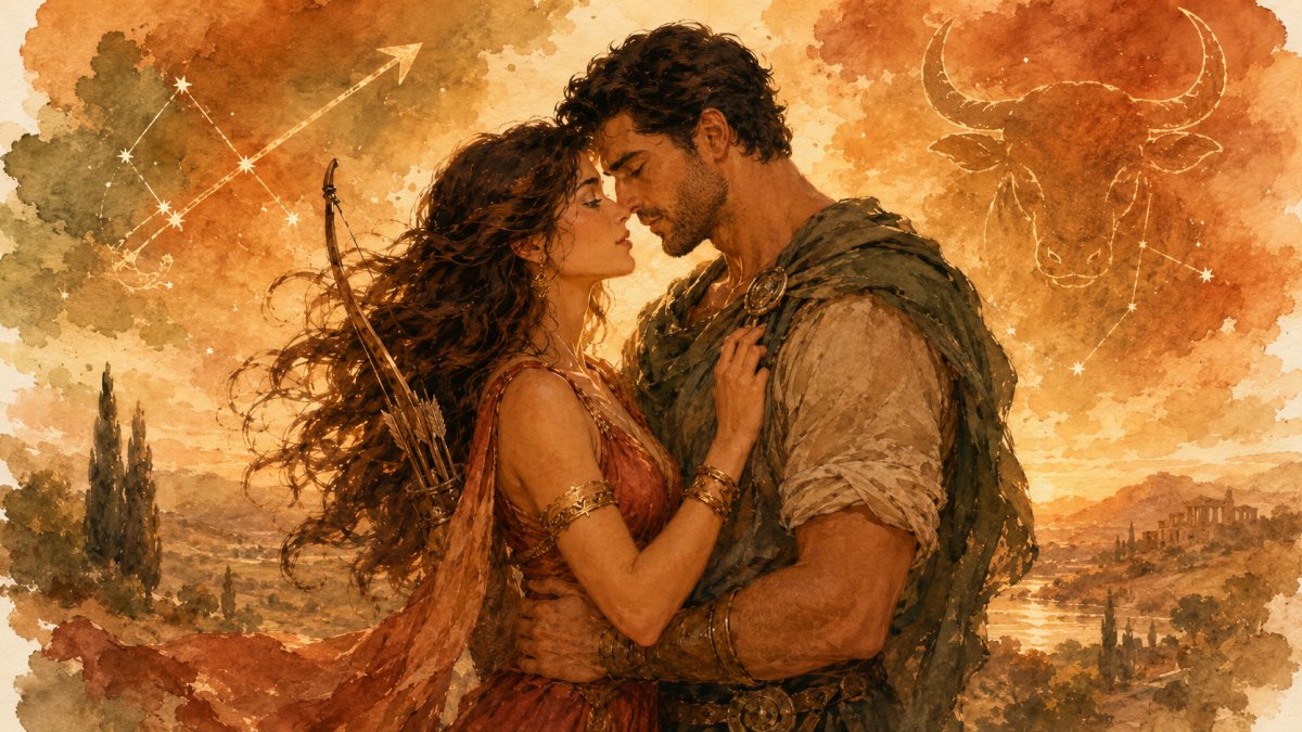 Sagittarius Woman Taurus Man Love Compatibility: The Free Spirit Tested by Security