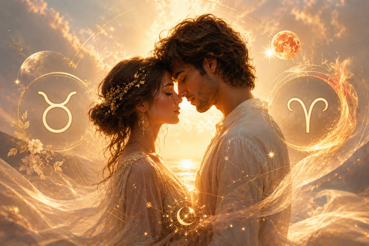 Taurus Woman and Aries Man Love Compatibility: An Intense Story Where Patience and Passion Meet