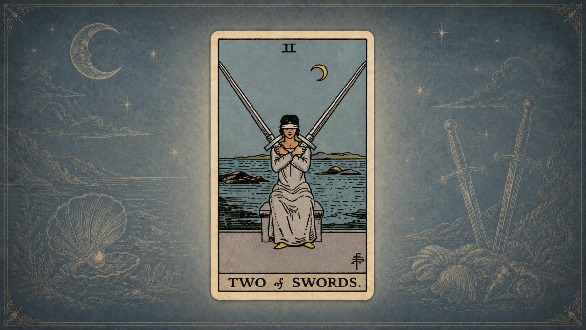 Two of Swords Tarot Card Meaning: Indecision and Ignored Truths