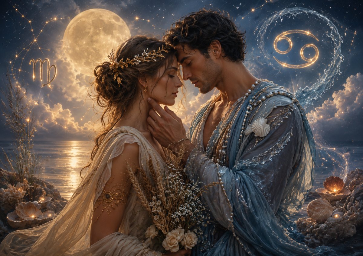 Virgo Woman and Cancer Man Love Compatibility: Two Wounded Hearts Growing Closer Through Trust