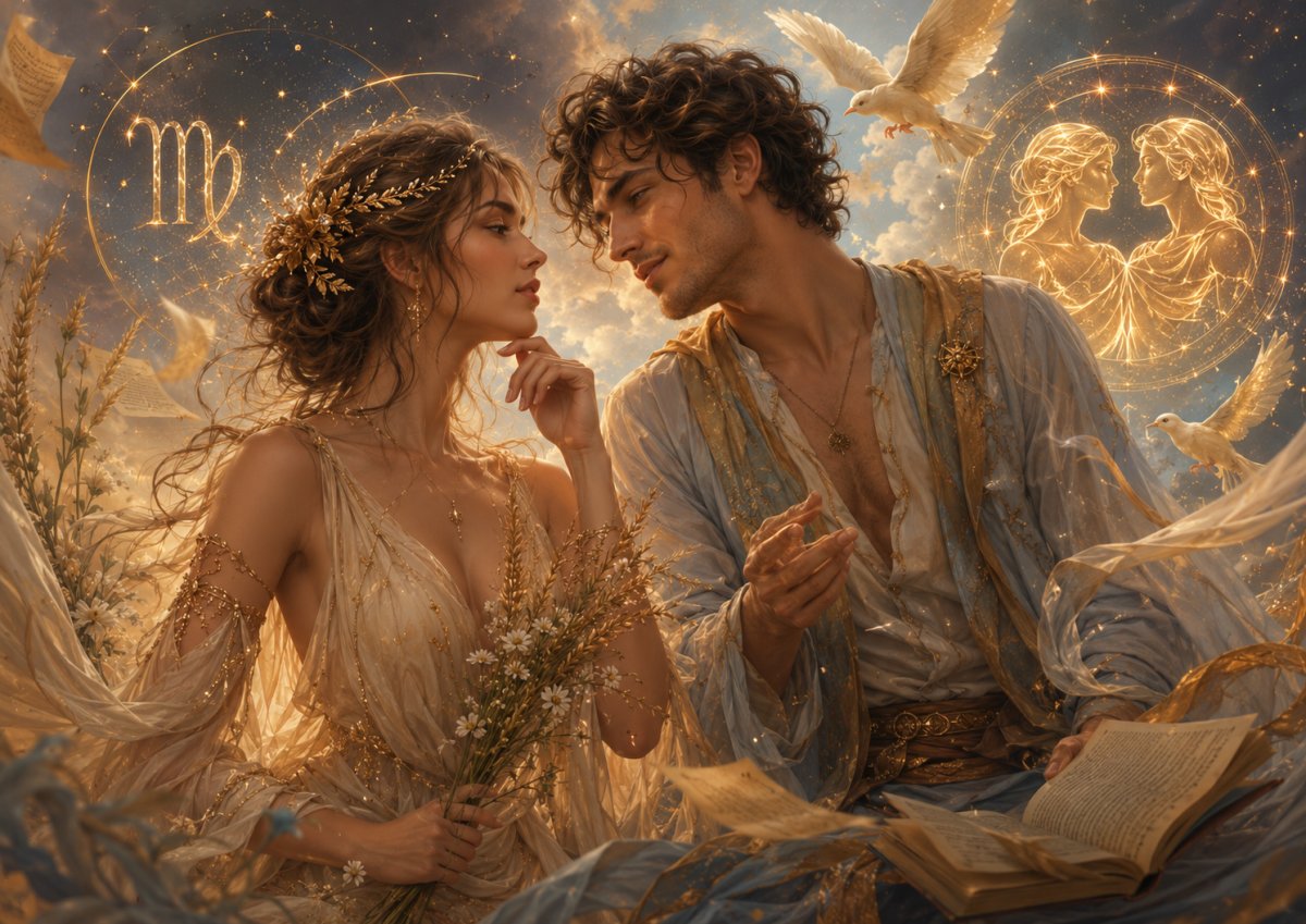 Virgo Woman and Gemini Man Love Compatibility: A Dynamic Relationship Where the Mind Tests the Heart