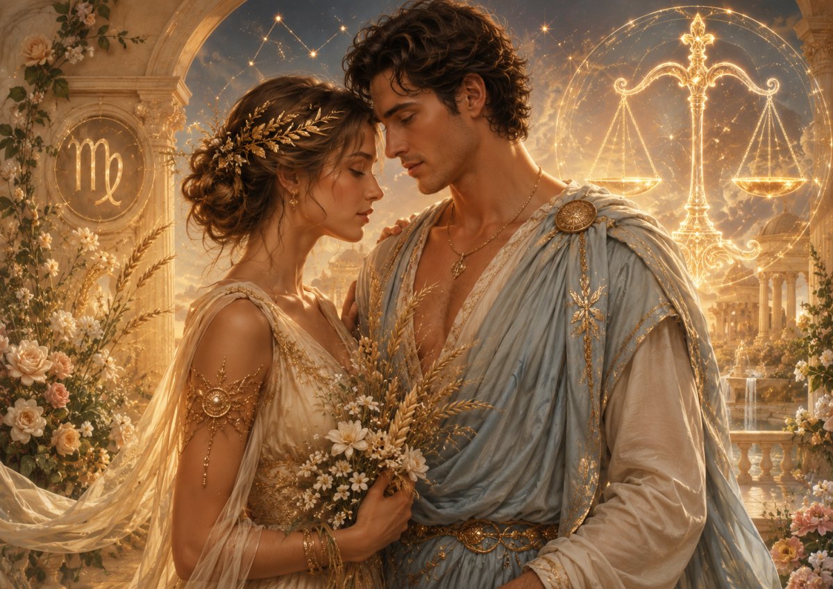 Virgo Woman Libra Man Love Compatibility: When a Deep-Thinking Heart Is Tested by an Elegant Love
