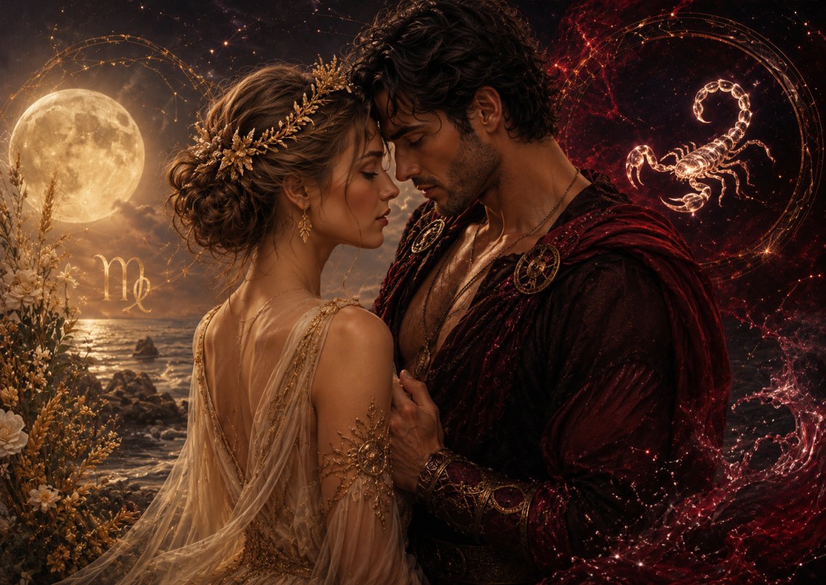 Virgo Woman and Scorpio Man Love Compatibility: When Silent Control Meets Deep Passion