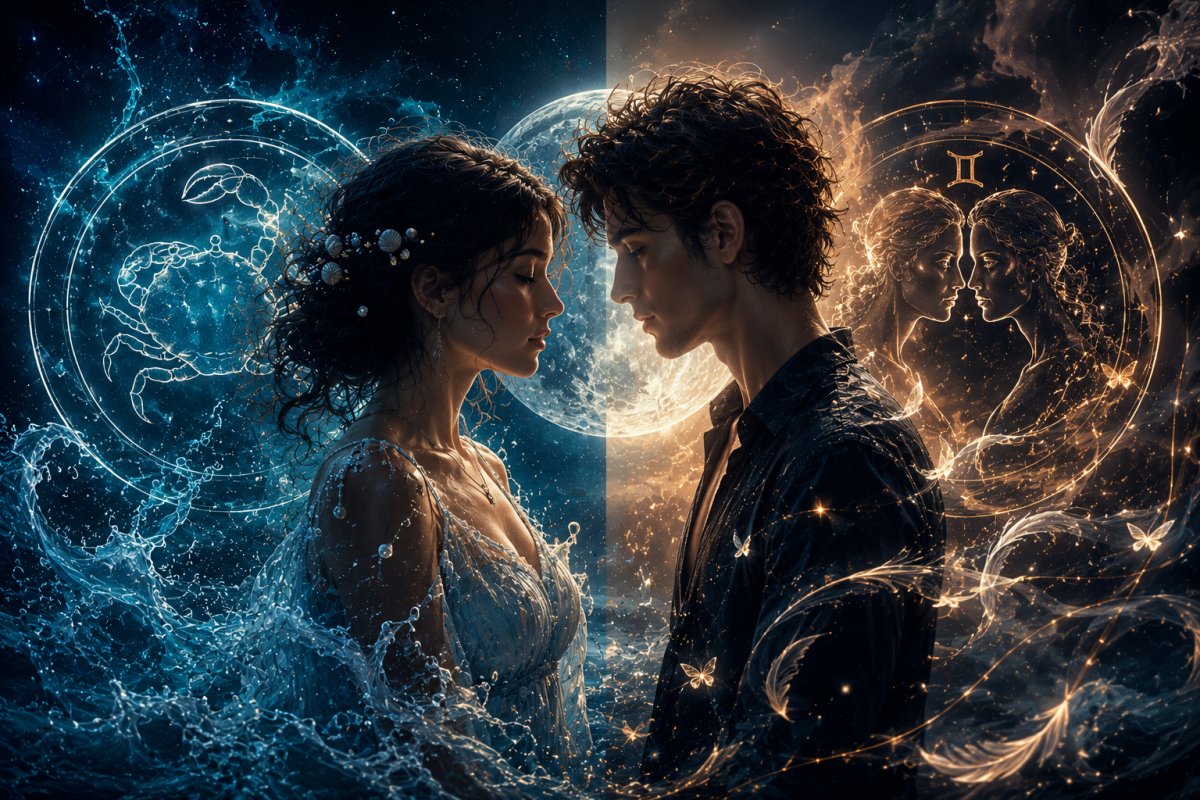 Yengeç Burcu Kadını İkizler Burcu Erkeği Aşk Uyumu: Biri Güven Ararken, Diğeri Özgürlüğünden Vazgeçemeyen Bir Aşk